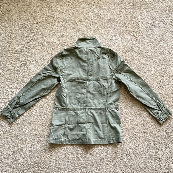 Madewell Green Utility Safari Jacket Sz XS - Picture 3 of 12